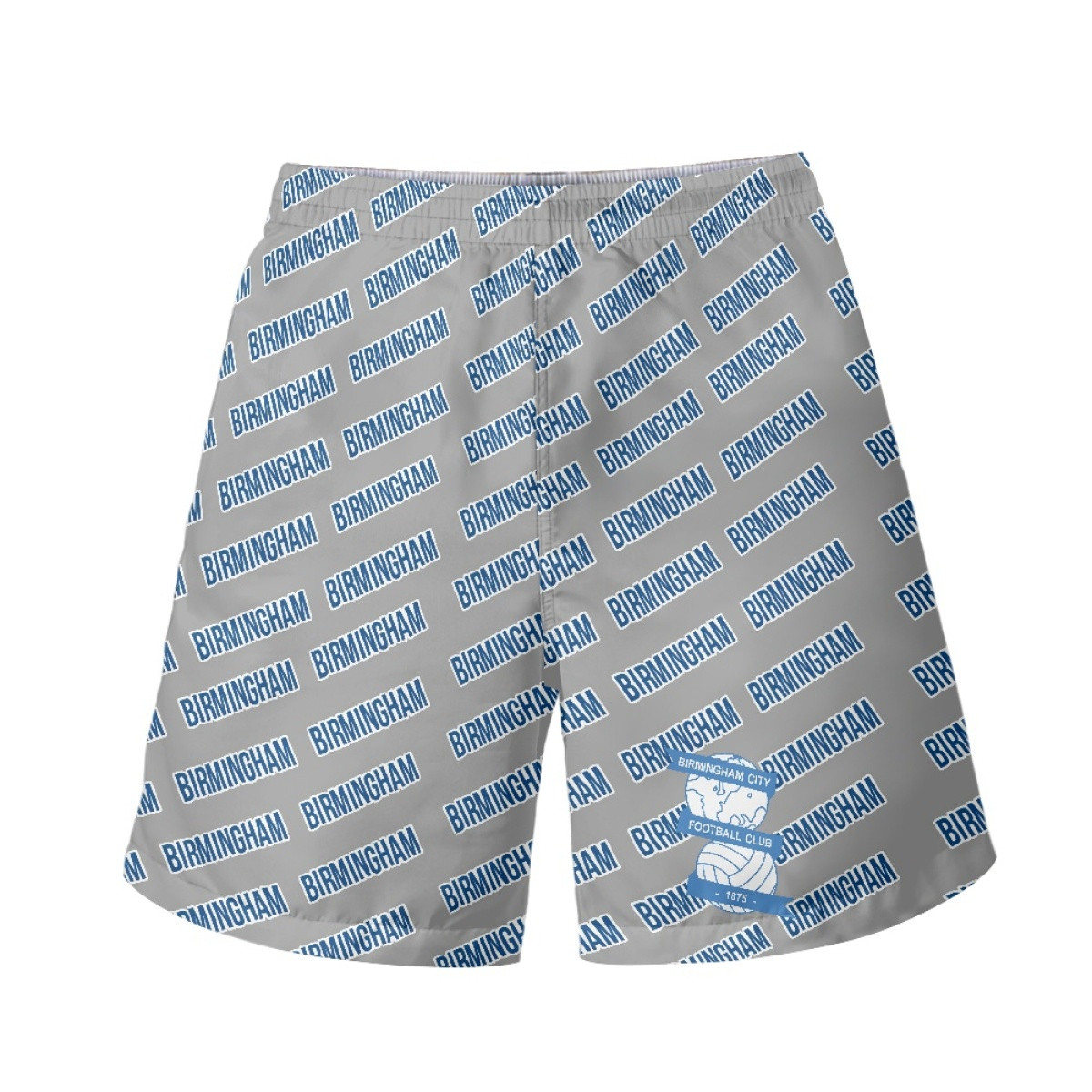 Birmingham City FC Beach Shorts Swim Pants Swimming Trunks - Birmingham Football Club Medley Monogram Wordmark