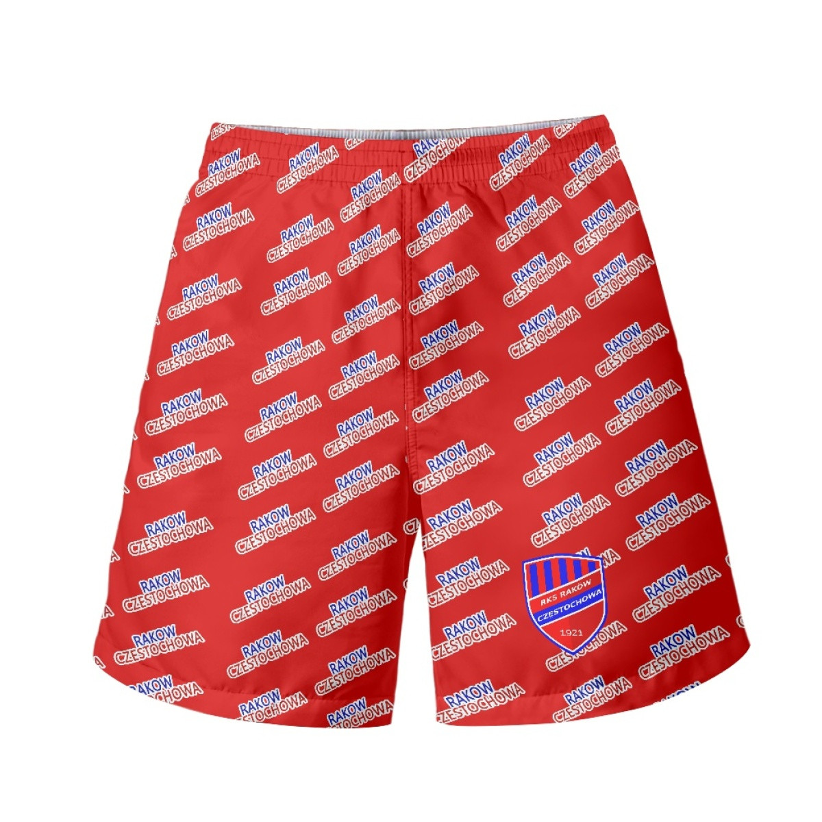 Rakow Czestochowa Beach Shorts Swim Pants Swimming Trunks - Czestochowa Football Club Medley Monogram Wordmark