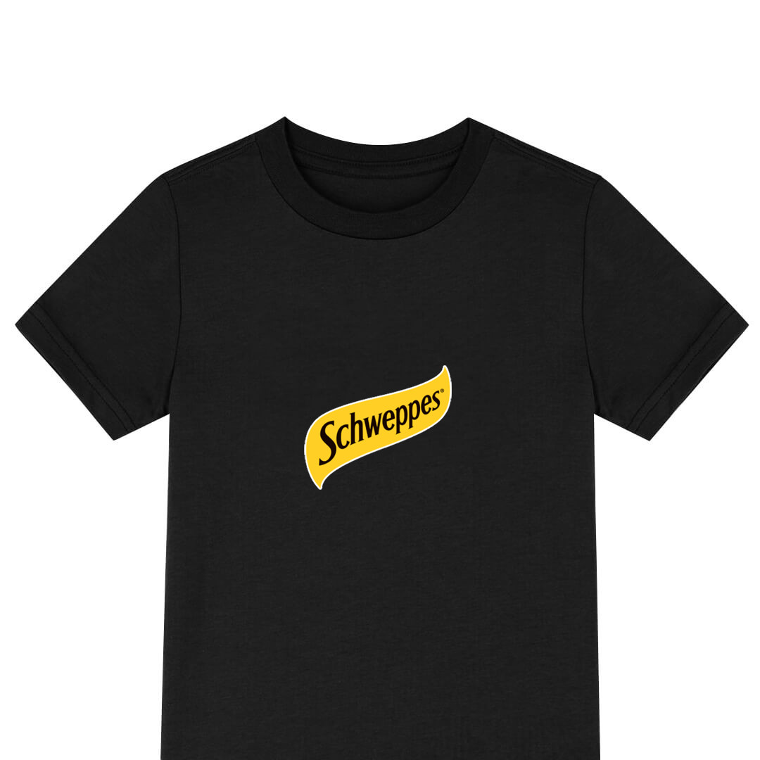 Schweppes Tee Shirt T-Shirt Short Sleeve - Schweppes Logo 2016-Present