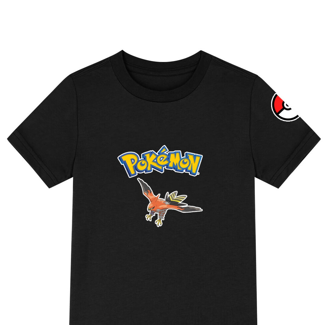 Pokemon Talonflame Tee Shirt T-Shirt Short Sleeve - Talonflame Character Series Art