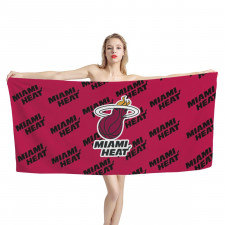 NBA Miami Heat Bath Beach Towel - Miami Heat Medley Monogram Wordmark