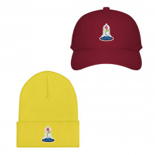 Beauty And The Beast Baseball Cap Beanie Hat - Belle Enchanted Rose Mosaic