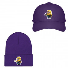 Minions Stuart Baseball Cap Beanie Hat - Stuart Playing A Ukelele