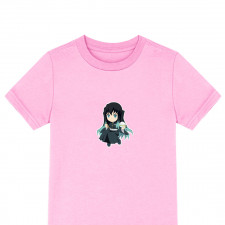 Demon Slayer Muichiro Tokito Tee Shirt T-Shirt Short Sleeve - Muichiro Tokito Chibi Art