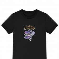 League of Legends Veigar Tee Shirt T-Shirt Short Sleeve - Veigar Flying with Sword