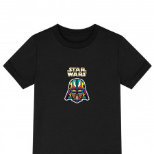 Star Wars Darth Vader Tee Shirt T-Shirt Short Sleeve - Darth Vader Helmet Artwork