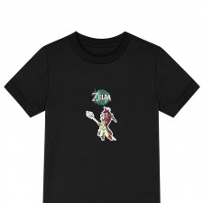 The Legend of Zelda Prince Sidon Tee Shirt T-Shirt Short Sleeve - Prince Sidon Holding His Weapon Sticker