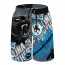 NFL Carolina Panthers Beach Shorts Swim Pants Swimming Trunks - Carolina Panthers Mania Collage Logo