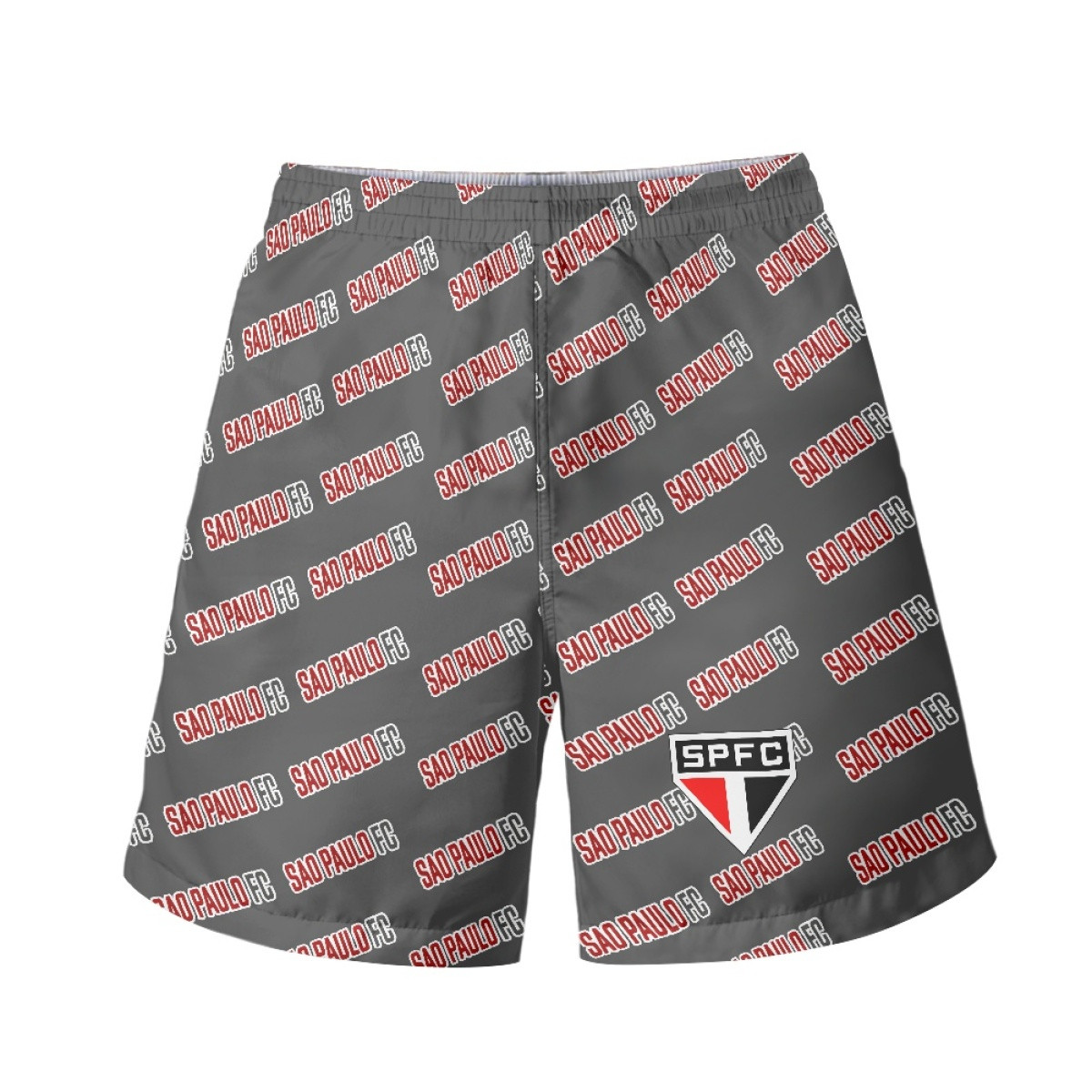 Sao Paulo FC Beach Shorts Swim Pants Swimming Trunks - Sao Paulo FC Football Club Medley Monogram Wordmark