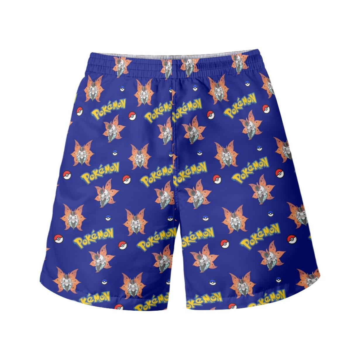 Pokemon Volcarona Beach Shorts Swim Pants Swimming Trunks - Volcarona Character Series Art