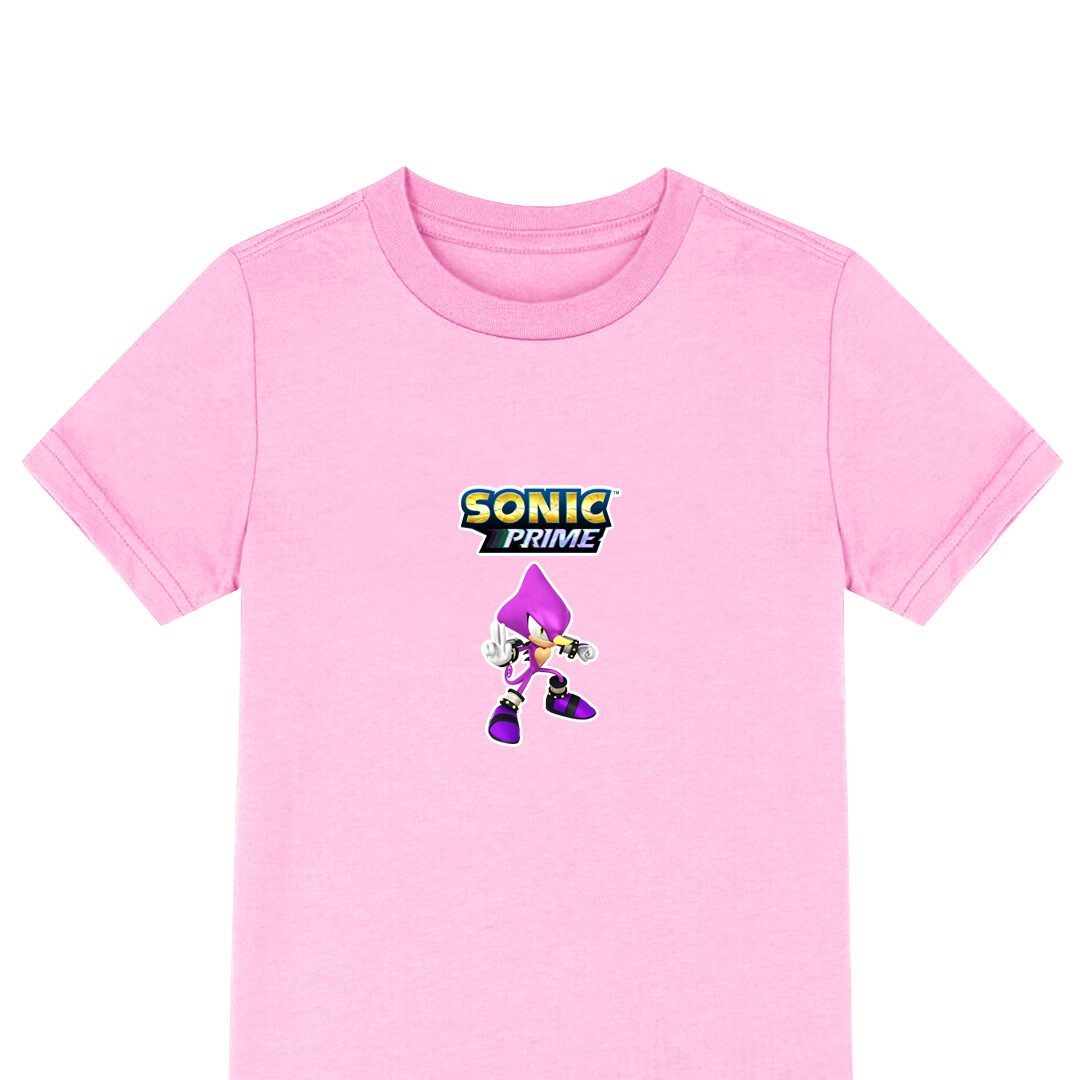 Sonic Prime Espio The Chameleon Tee Shirt T-Shirt Short Sleeve - Espio The Chameleon Character Series