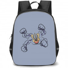 Pokemon Machamp Backpack StudentPack - Machamp Punch Minimalist Art