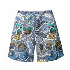 NBA Memphis Grizzlies Beach Shorts Swim Pants Swimming Trunks - Memphis Grizzlies Mania College Logo