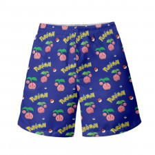 Pokemon Cherubi Beach Shorts Swim Pants Swimming Trunks - Cherubi Character Series Art