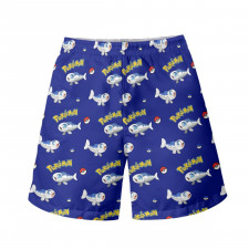 Pokemon Wishiwashi Beach Shorts Swim Pants Swimming Trunks - Wishiwashi Solo Character Series Art
