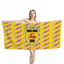 SC Cambuur Bath Beach Towel - Cambuur Football Club Medley Monogram Wordmark