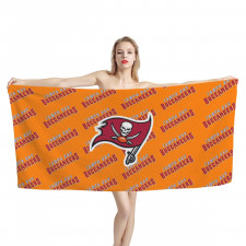 NFL Tampa Bay Buccaneers Bath Beach Towel - Tampa Bay Buccaneers Medley Monogram Wordmark