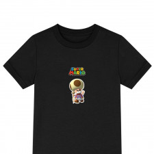 Super Mario Toadsworth Tee Shirt T-Shirt Short Sleeve - Toadsworth Sticker Art