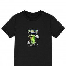 Sonic Prime Vector The Crocodile Tee Shirt T-Shirt Short Sleeve - Vector The Crocodile Character Series