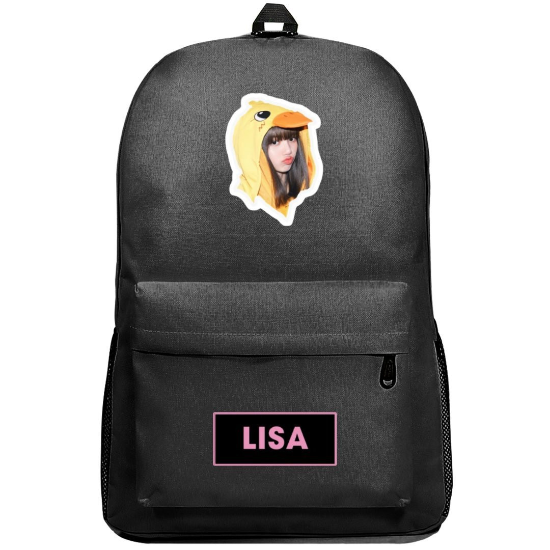 Blackpink Lisa Backpack SuperPack - Lisa Baby Duck Sticker Art