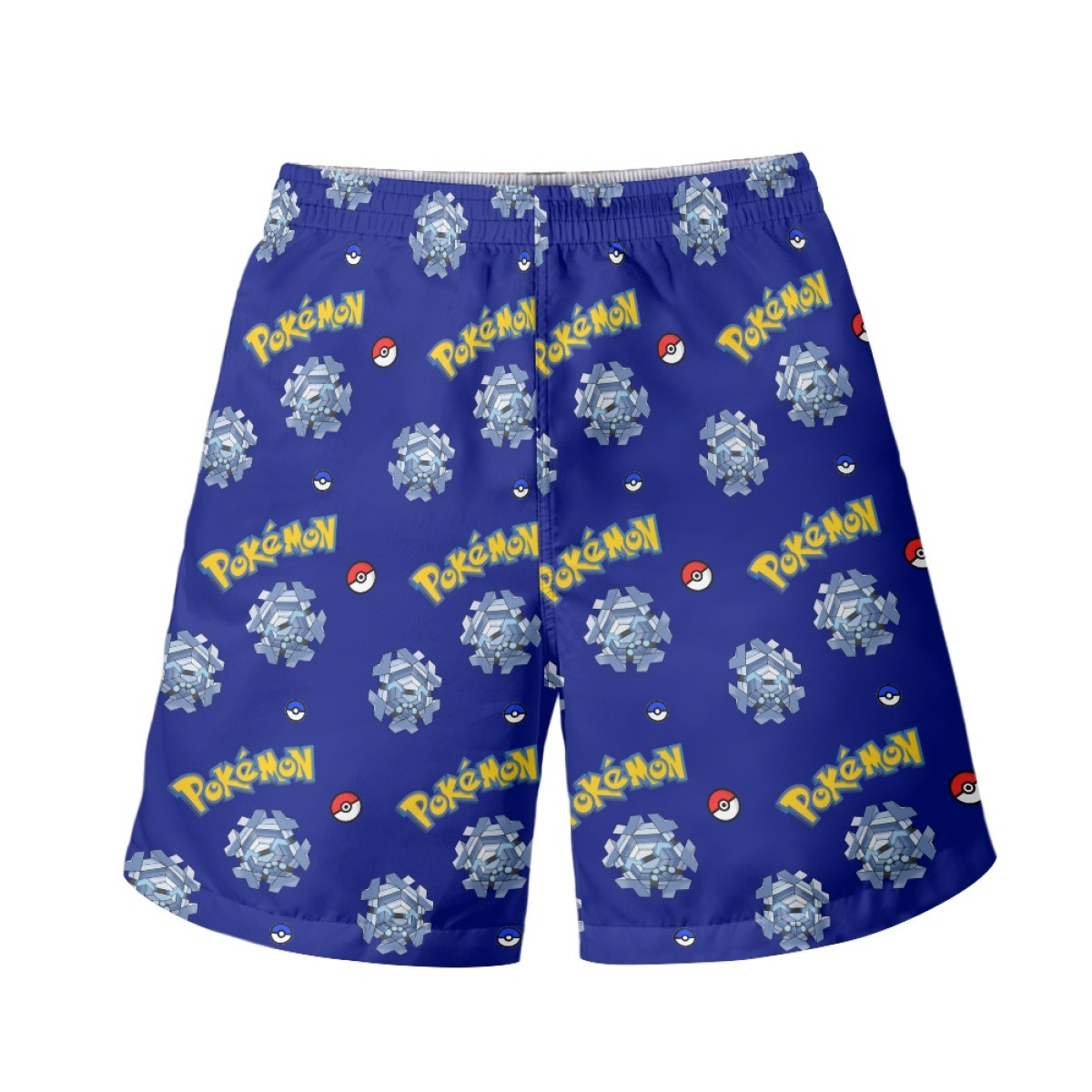 Pokemon Cryogonal Beach Shorts Swim Pants Swimming Trunks - Cryogonal Character Series Art