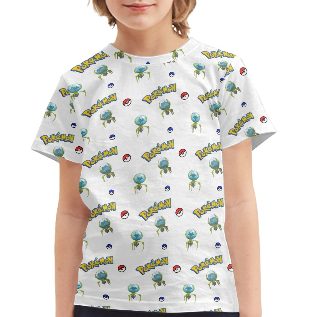 Pokemon Dewpider Tee Shirt T-Shirt Short Sleeve - Dewpider Character Series Art