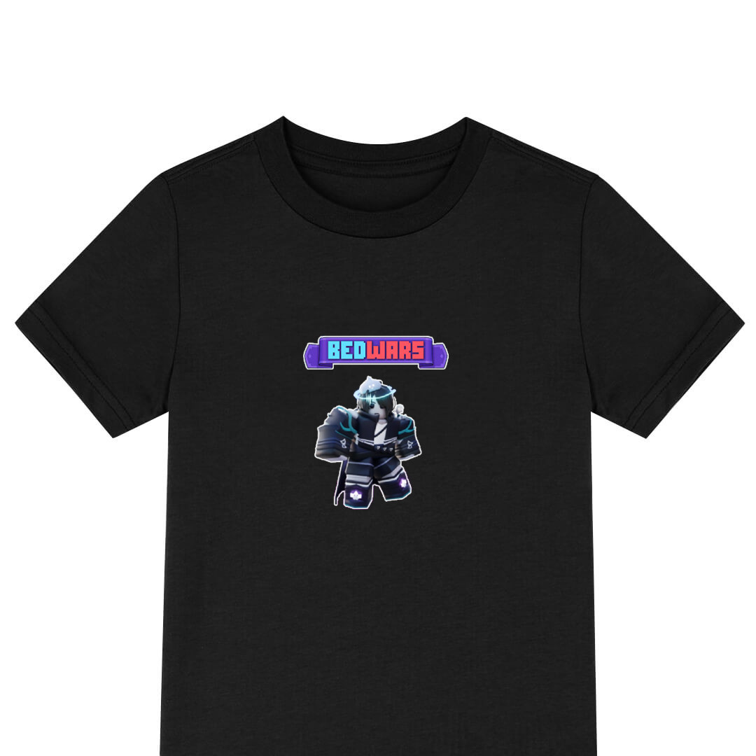 Roblox Bedwars Ignis Tee Shirt T-Shirt Short Sleeve - Ignis Character Art