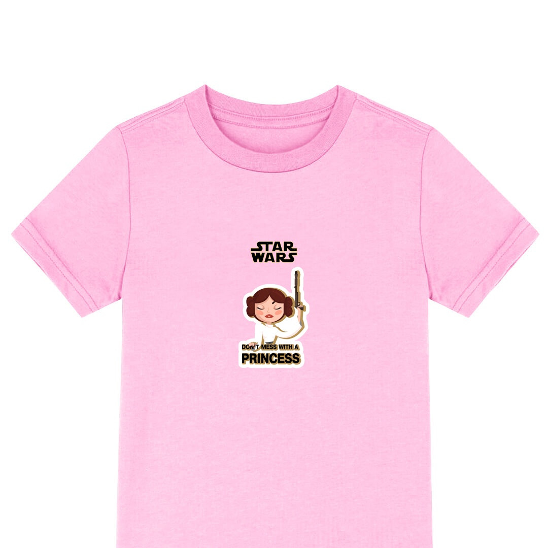 Star Wars Princess Leia Tee Shirt T-Shirt Short Sleeve - Princess Leia Dangerous Princess Cartoon Sticker