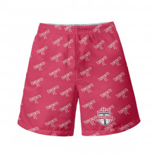 MLS Toronto FC Beach Shorts Swim Pants Swimming Trunks - Toronto Football Club Medley Monogram Wordmark