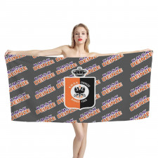 KMSK Deinze Bath Beach Towel - Deinze Football Club Medley Monogram Wordmark