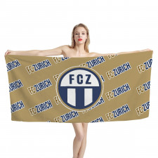 FC Zurich Bath Beach Towel - Zurich Football Club Medley Monogram Wordmark