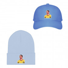 Cristiano Ronaldo Baseball Cap Beanie Hat - Cristiano Ronaldo Al Nassr Wpap Portrait Illustration Sticker