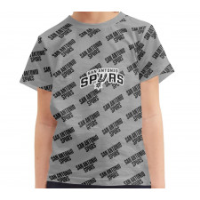 NBA San Antonio Spurs Tee T-Shirt - San Antonio Spurs Medley Monogram Wordmark
