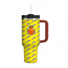 RCD Mallorca Quencher H2.0 FlowState Stanley Tumbler 40oz 1.18L - Mallorca Football Club Medley Monogram Wordmark