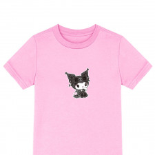 Sanrio kuromi Tee Shirt T-Shirt Short Sleeve - kuromi Sitting Sticker