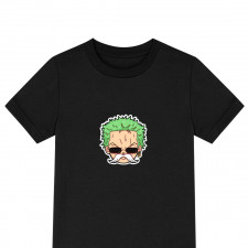 One Piece Zoro Tee Shirt T-Shirt Short Sleeve - Zoro Avatar Chibi Art