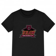 Bears Shaw University Tee Shirt T-Shirt Short Sleeve - Bears Shaw University College Football Team Single Logo