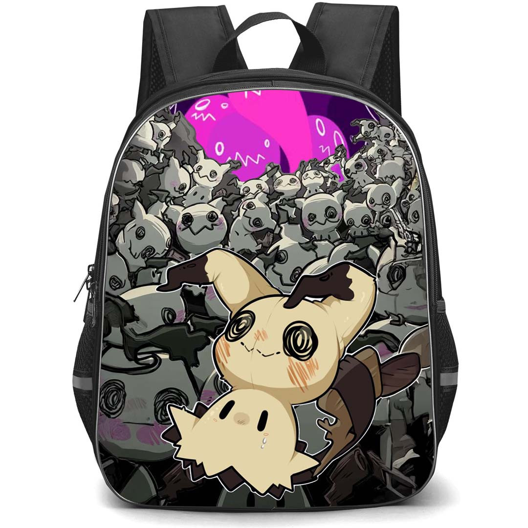 Pokemon Mimikyu Backpack StudentPack - Mimikyu Chibi Art Small Chibi Background