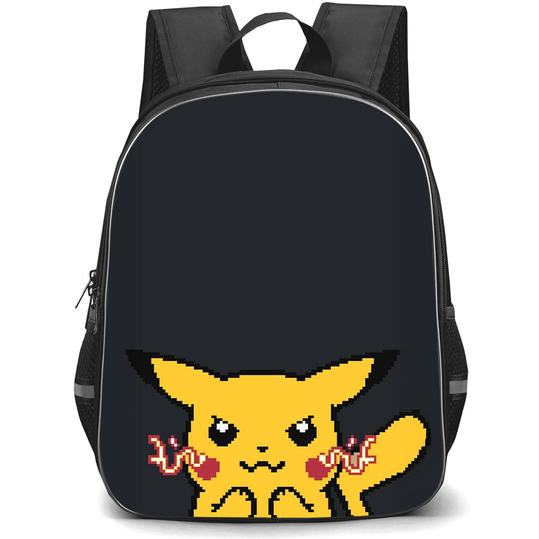 Pokemon Pikachu Backpack StudentPack - Pikachu Pixel Art
