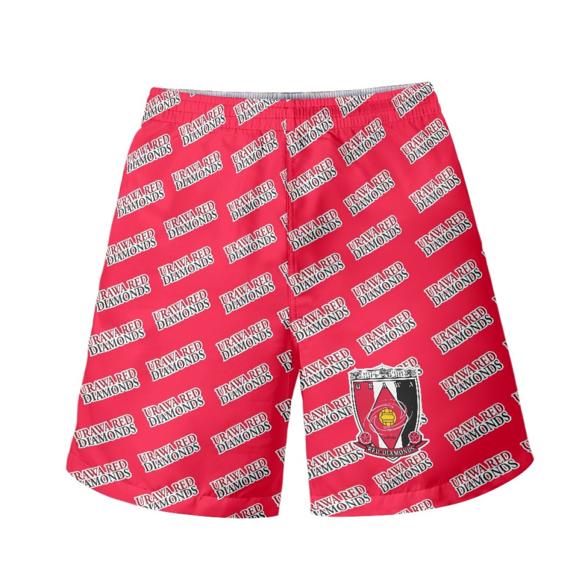 Urawa Red Diamonds Beach Shorts Swim Pants Swimming Trunks - Diamonds Football Club Medley Monogram Wordmark