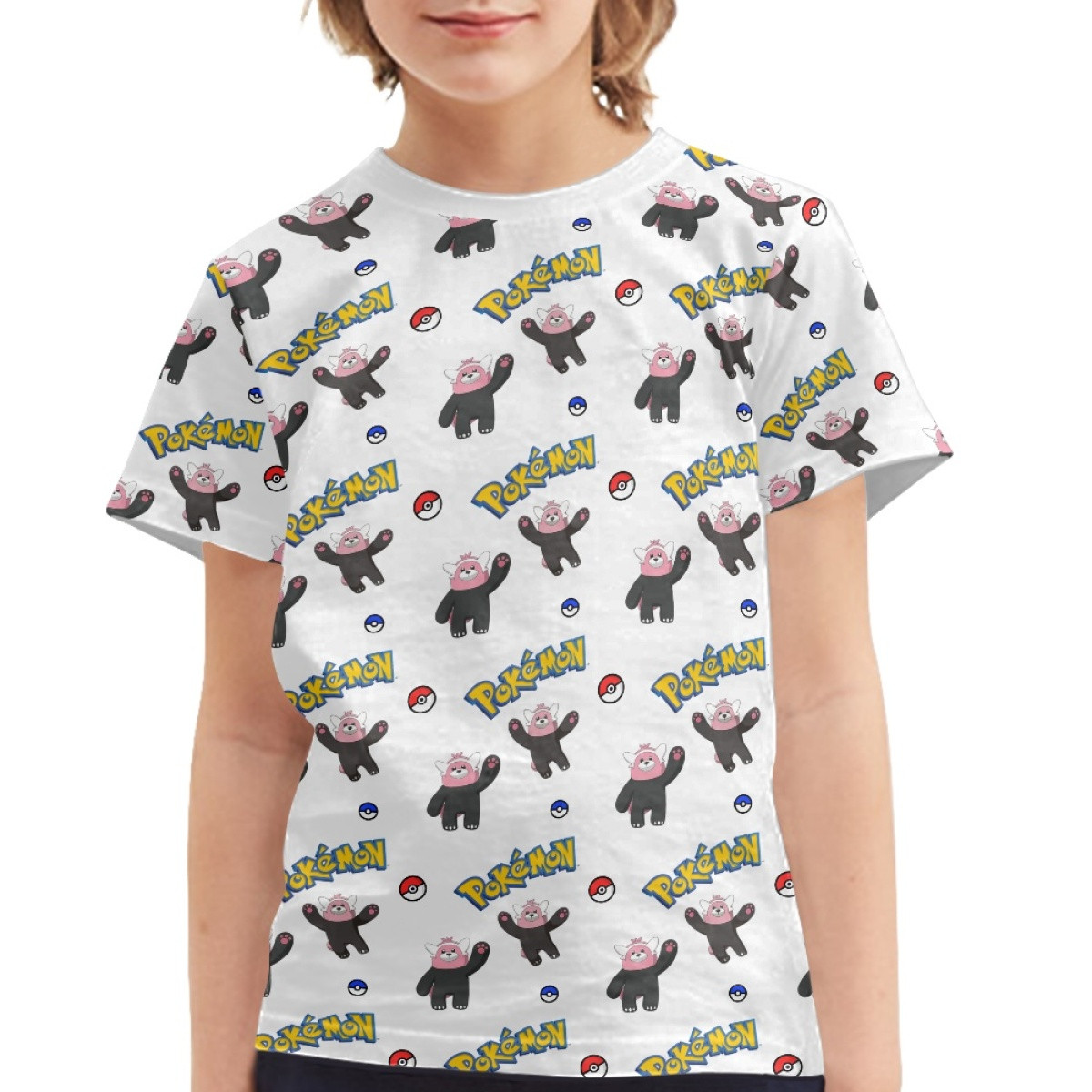 Pokemon Bewear Tee Shirt T-Shirt Short Sleeve - Bewear Character Series Art
