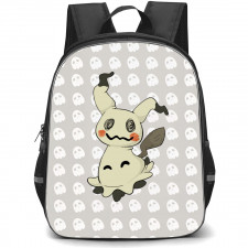 Pokemon Mimikyu Backpack StudentPack - Mimikyu Ghost Pattern Background