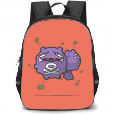 Pokemon Weezing Backpack StudentPack - Weezing Worried Minimalist Art