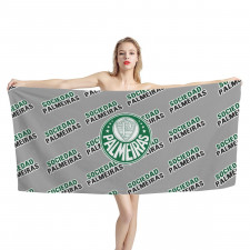 Sociedad Esportiva Palmeiras Bath Beach Towel - Sociedad Esportiva Palmeiras Football Club Medley Monogram Wordmark