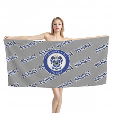 Rochdale AFC Bath Beach Towel - Rochdale Football Club Medley Monogram Wordmark