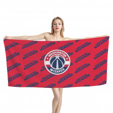 NBA Washington Wizards Bath Beach Towel - Washington Wizards Medley Monogram Wordmark