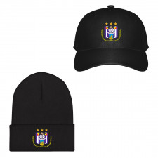 R.S.C. Anderlecht Football Club Baseball Cap Beanie Hat - R.S.C. Anderlecht Football Club Pro League Single Logo