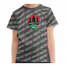Cork City FC Tee T-Shirt - Cork Football Club Medley Monogram Wordmark