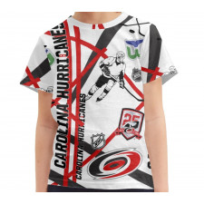 NHL Carolina Hurricanes Tee T-Shirt - Carolina Hurricanes Mania Collage Logo