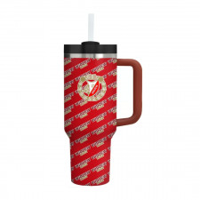 Widzew Lodz Quencher H2.0 FlowState Stanley Tumbler 40oz 1.18L - Lodz Football Club Medley Monogram Wordmark